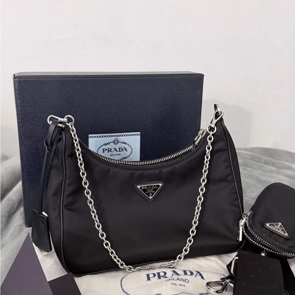 Prada Re-Edition 2005 Re-Nylon bag Black